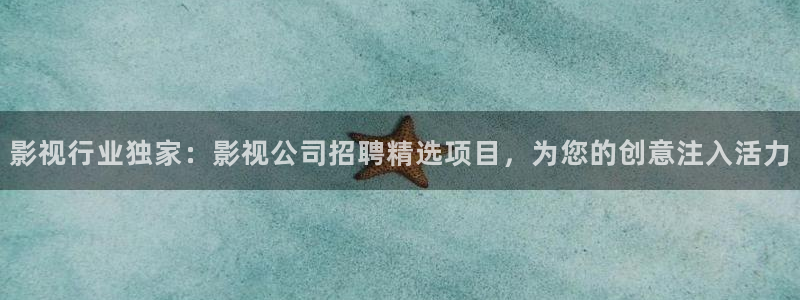 被窝私人影院：影视行业独家：影视公司招聘精选项目，为您的创意注入活力